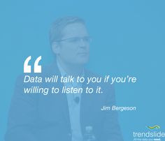 Jim Bergeson - Blogger at MarketingProfs shares a key insight on data ...