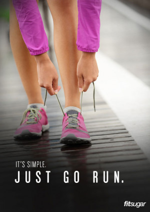 Running Motivation Poster: Just Go Run