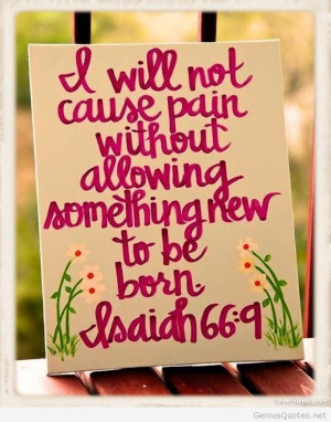 Pain Bible quote with life