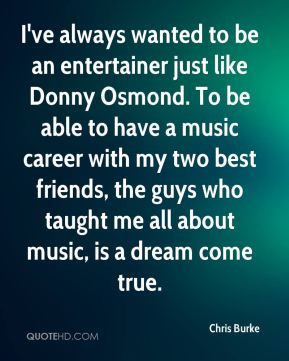 chris burke quotes i don t like to be different i would like to be the ...