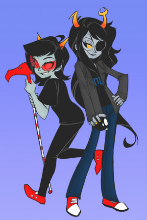 Are Vriska And Terezi Sisters Think they are an awesome