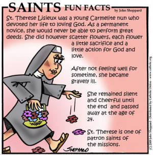 Saints Fun Facts for St. Therese of Lisieux