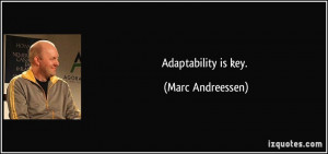 Adaptability Quotes Work