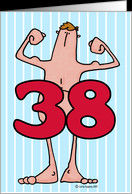 birthday guy - thirty-eight card - Product #51845