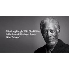 Morgan Freeman speaks for disabilities More