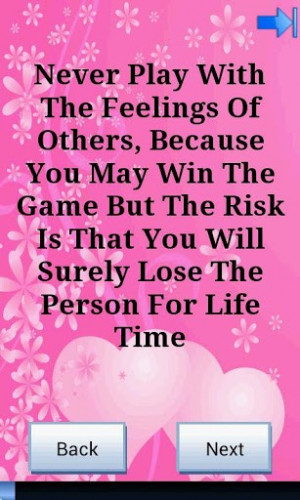 This App contains very beautiful and heart touching quotes.