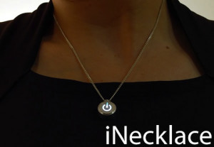 Want something a bit geekier? How about a power button necklace that ...