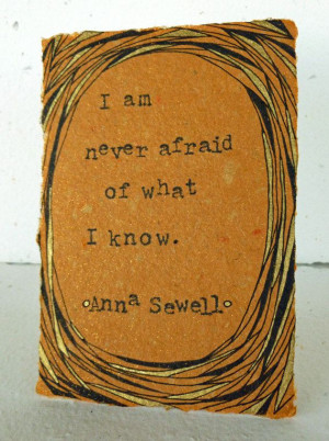 Anna Sewell Quote by ThreeSummerDaysShop 38 00 Art Quotes Sewell