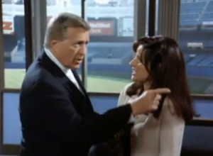 The real George Steinbrenner and Elaine in a deleted scene for 