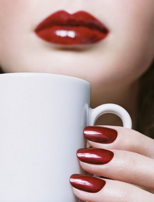 ... Beautiful Lady, Red Nails, Red Lips, Round Red, Grožio Bendruomenėj