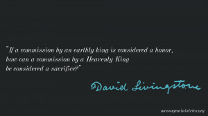 If-a-commission-by-an-earthly-king-is-considered-a-honor,-how-can-a ...