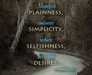 Taoism quote about desires