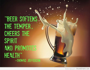 Thomas Jefferson quote on beer