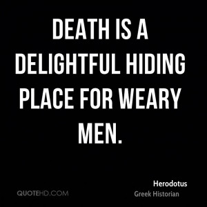 Herodotus Death Quotes