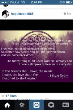 Oli Sykes | quote