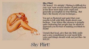 shy flirt what kind of flirt are you brought to you by quizilla