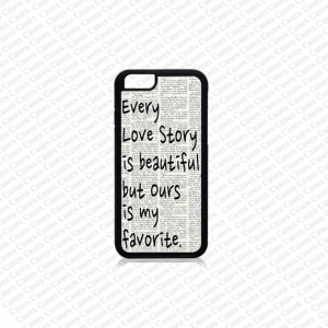 Case, iPhone 6 case,Love Story Quote iPhone 6 Case, Cute iPhone 6 ...