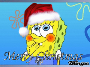 merry christmas spongebob