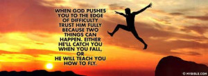 When God Pushes You - Facebook Cover Photo