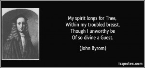 My spirit longs for Thee, Within my troubled breast, Though I unworthy ...