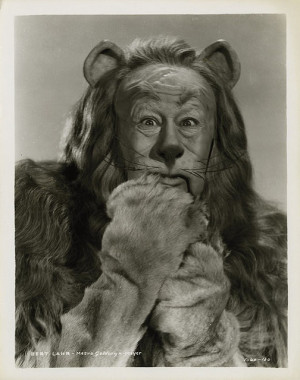 Portrait of Bert Lahr as The Cowardly Lion by E. Raymond Tarkington ...