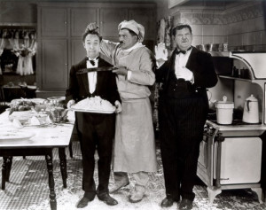 Stan Laurel and Oliver Hardy