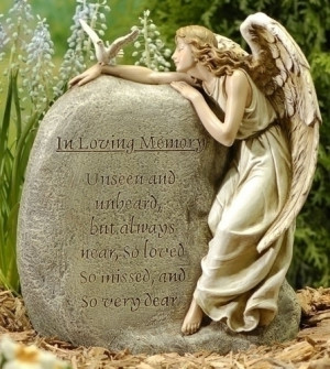In Loving Memory Memorial Angel - Sympathy Inspirational Gift
