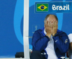 ... against Germany at the Mineirao stadium in Belo Horizonte on Tuesday