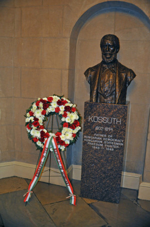 The Louis Kossuth Bust in the United States Capitol - March 15, 1990