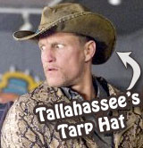 Tallahassee's Official Real Deal Brazil Recycled Tarp Cowboy Hat