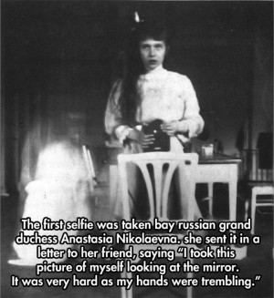 The very first selfie…