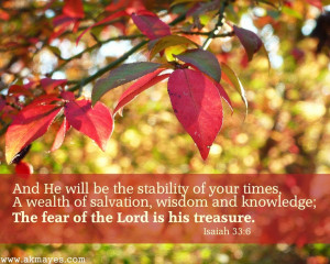 Stability {throughout all seasons of life}: 