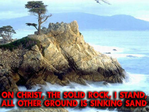 jesus christ is likened to a rock in holy scripture and to have him ...