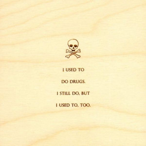 Mitch Hedberg Quotes Carved on Wood