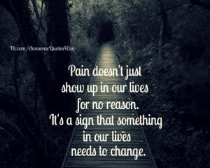 Pain doesn't just show up in our lives for no reason. It's a sign that ...