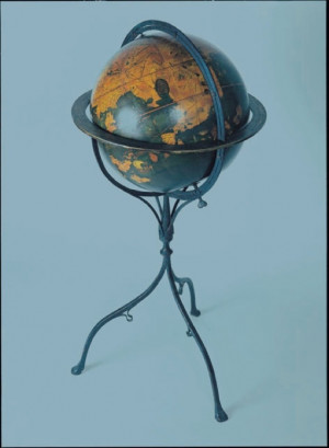 Facsimile Behaim Globe showing the “Tiger Leg” in S.E. Asia