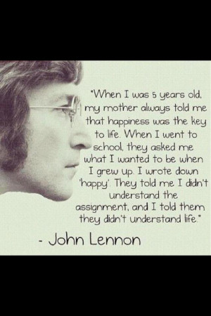 love this quote- John Lennon