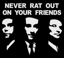 NEVER RAT OUT ON YOUR FRIENDS T-SHIRT goodfellas-movie-quote t-shirt