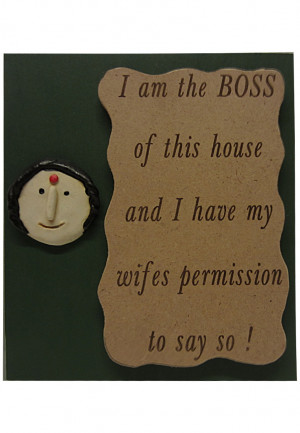 Am The Boss Quote Wall Art