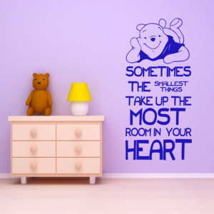 New 2014 Cartoon Winnie The Pooh Quote Wall Decal Sticker Birthday ...
