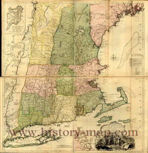 Connecticut Colony Map