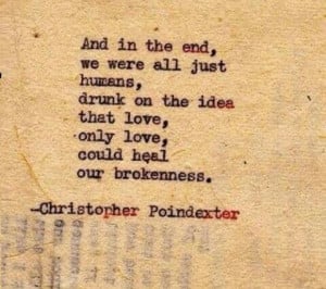 Christopher Poindexter quote tattoo font