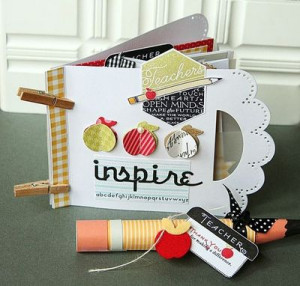 Inspire - Book of Card and Rolo Pencil for teacher