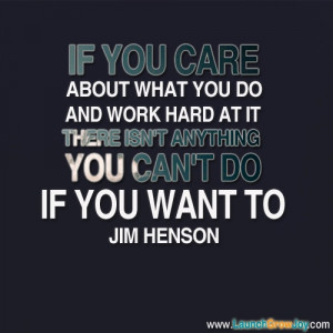 Great quote from Jim Henson