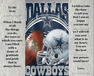 ... cowboys Pictures with sayings | Dallas Cowboys Personalized Poem Print