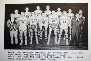 basketball teams included future North Carolina coach Dean Smith ...