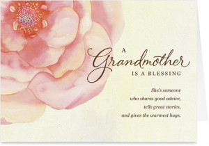 Grandma is a blessing Mothers Day Greeting Card