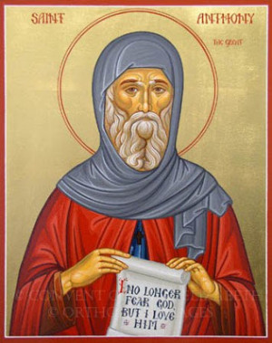 ... preaching on the life and sayings of st anthony the great in honor of