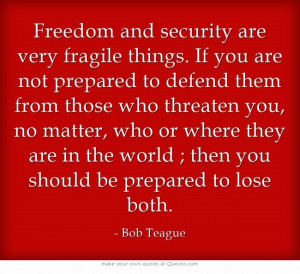 Freedom And Security Are...
