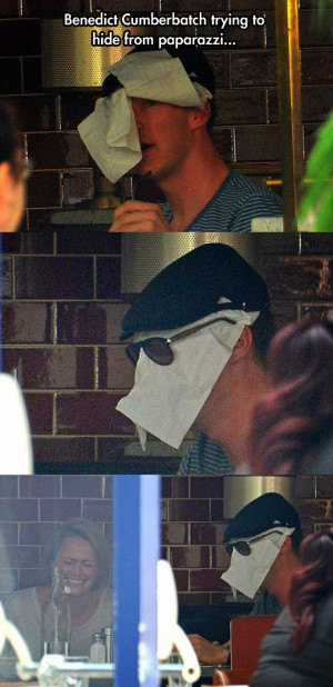 He's a master of disguise: